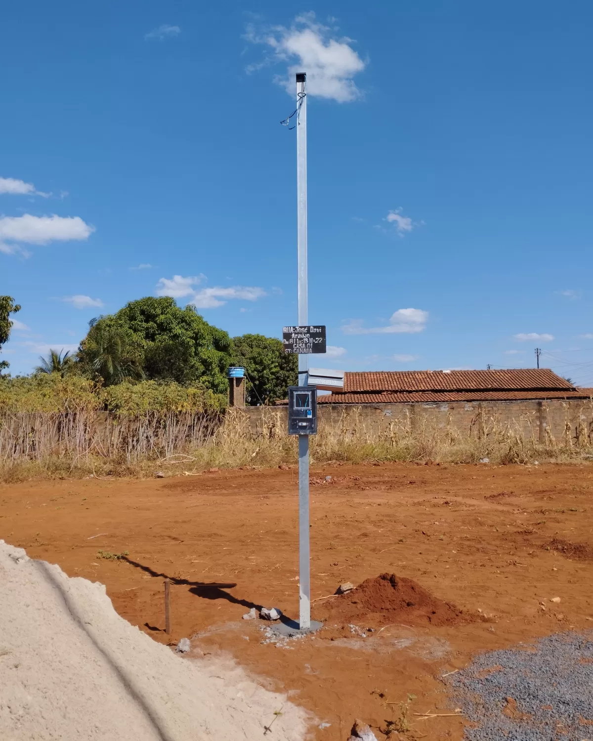 Instalação de padrão de energia