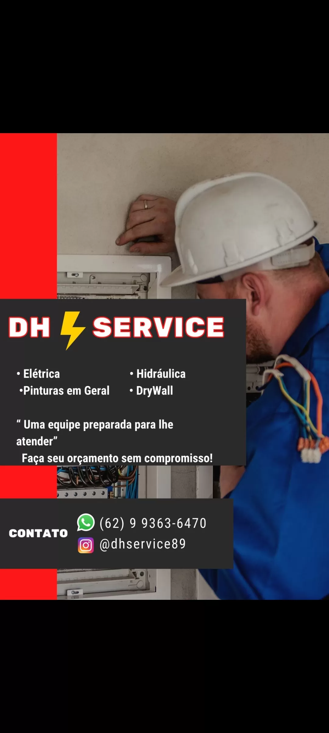 Instalação de tomadas e interruptores